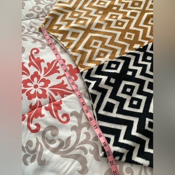 𝅺ivy Jane Sweater Poncho Pullover Style Top Mixed Geometric Print - Picture 8 of 13